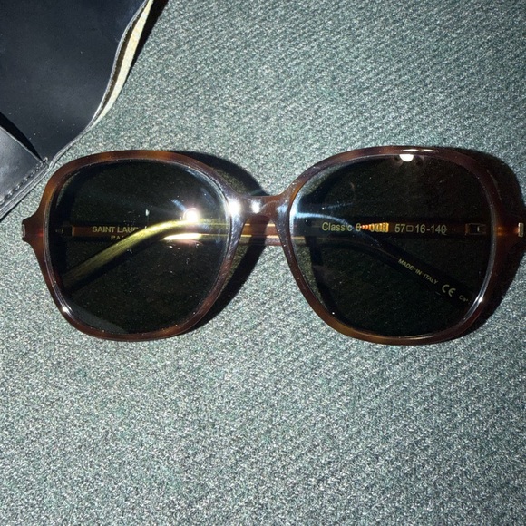 Saint Laurent Brown Sunglasses - Picture 9 of 10